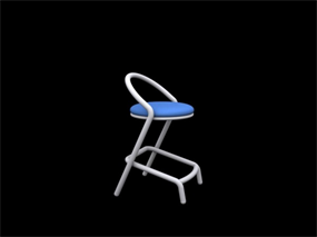 现代简约椅子3D模型